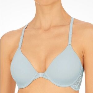 NATORI lush Front Closure Lace Back Contour Underwire Bra